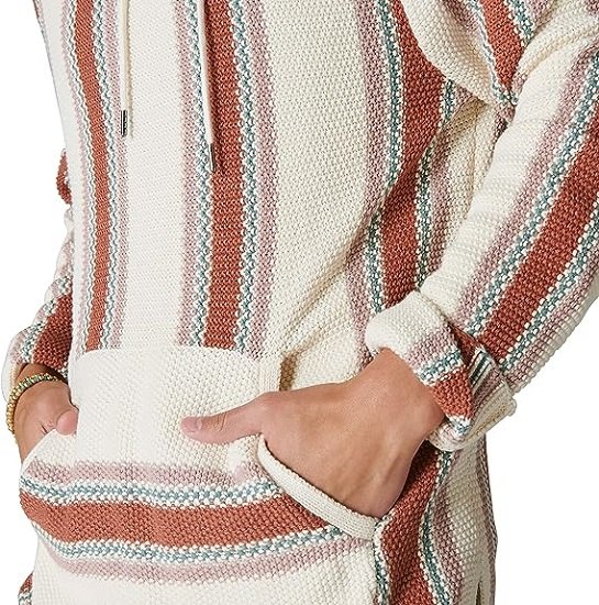 Men's Striped Baja Sweater